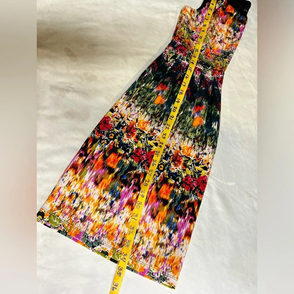 **LAST CHANCE** CYNTHIA ROWLEY Abstract‎ print sleeveless dress size 4. - Picture 12 of 12